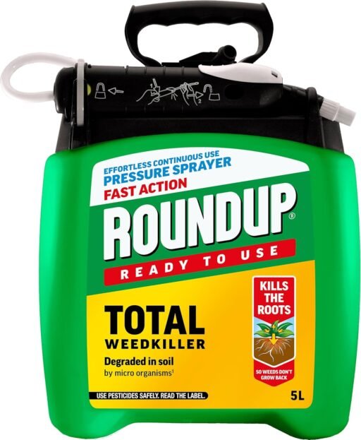 Roundup Fast Action Weedkiller review with 5L sprayer